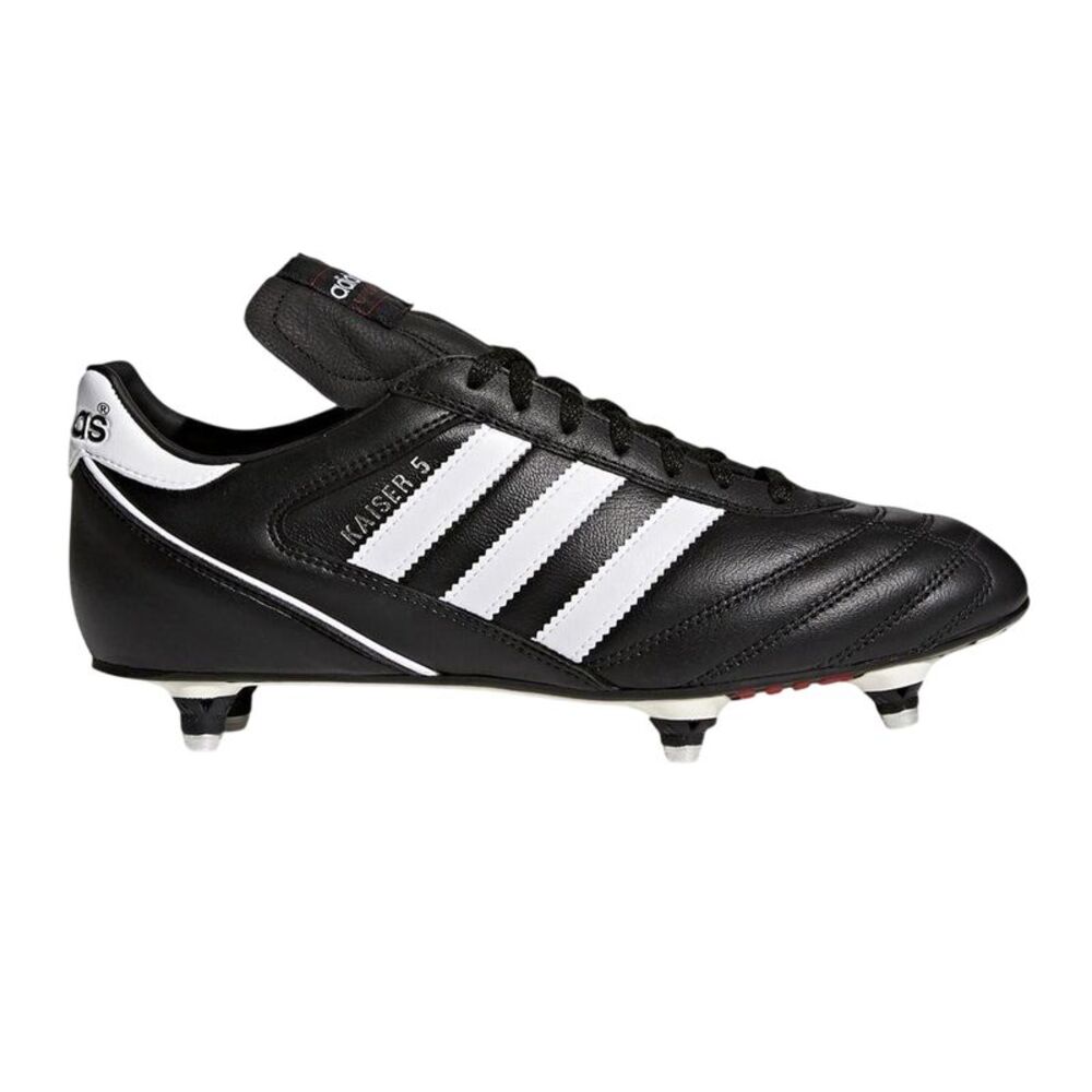 Adidas Mens Kaiser 5 Cup 3 Stripes Grain Leather Soft Ground Football Boots / Bl